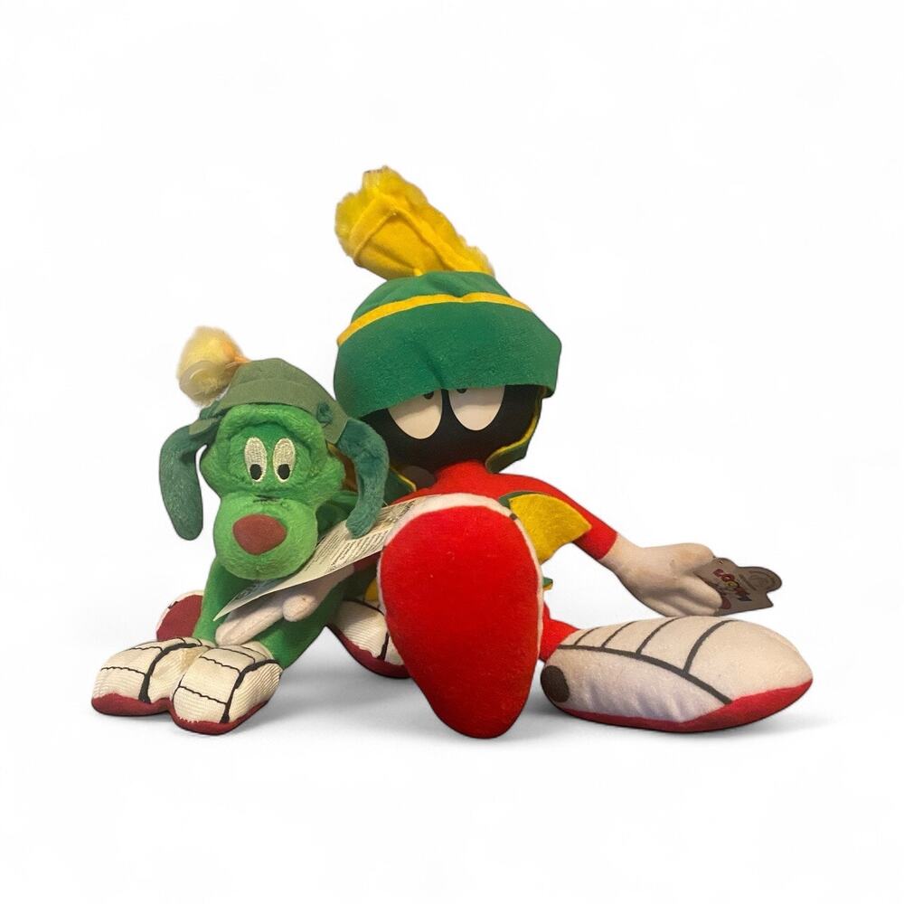 NWT 1994 1998 Warner Bros Studio Store Applause NWT Marvin the Martian & K-9 Pup